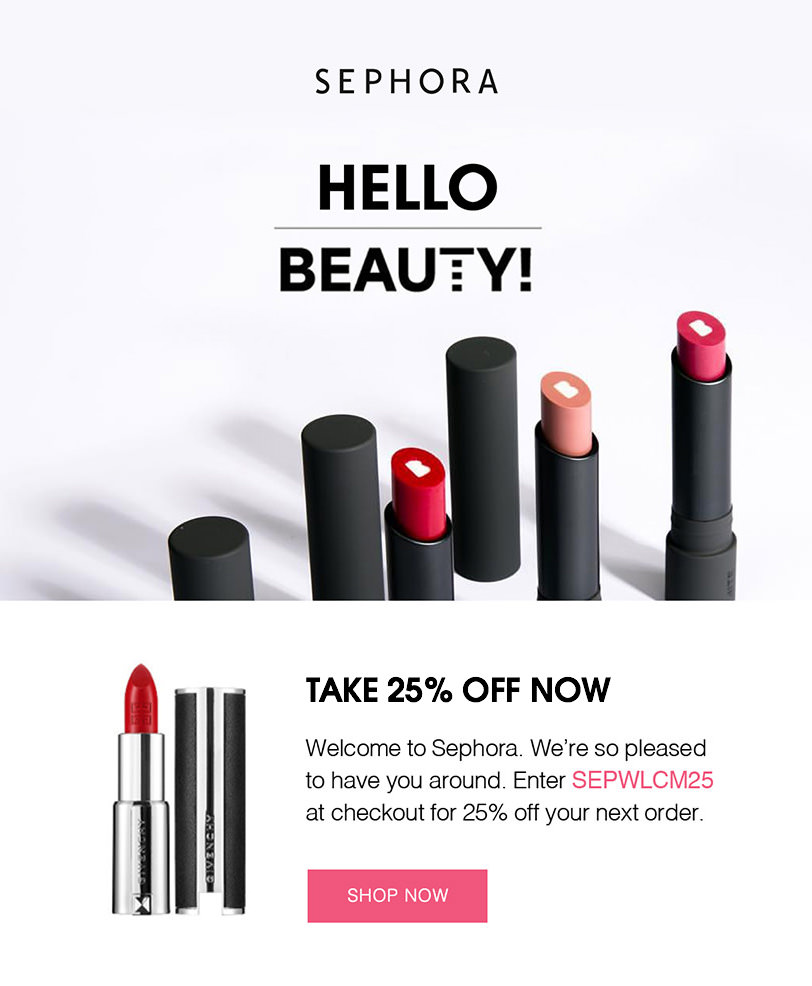 Email Marketing - Sephora Promotion Email